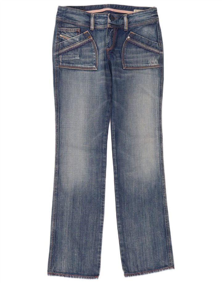 Diesel Mujer Reckfly Vaqueros Rectos W29 L32 Algodón Azul