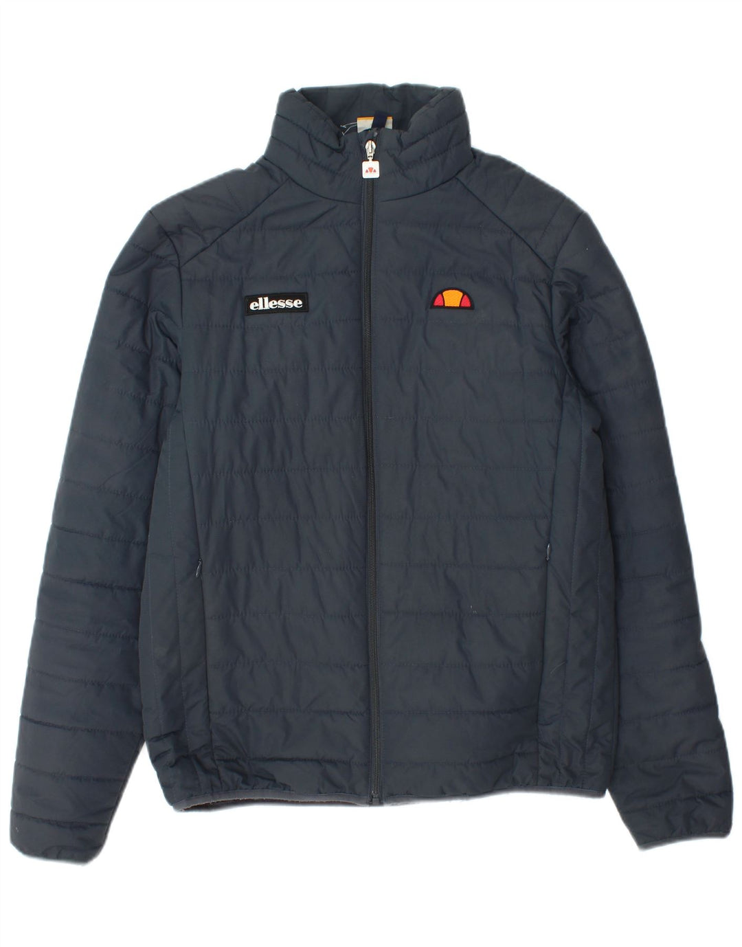 ELLESSE Chaqueta acolchada para mujer UK 46 Grande Poliéster azul marino