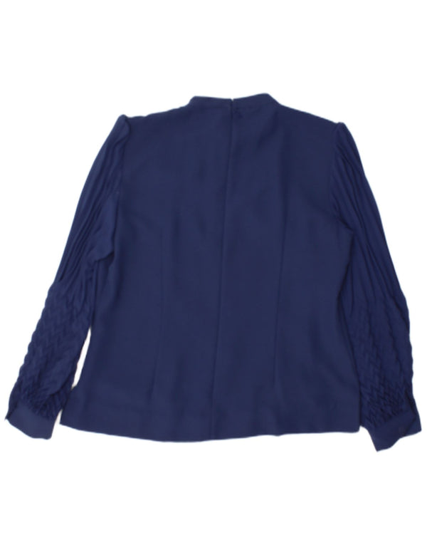 Hobbs Blusa para Mujer Top UK 40 Grande Azul Marino