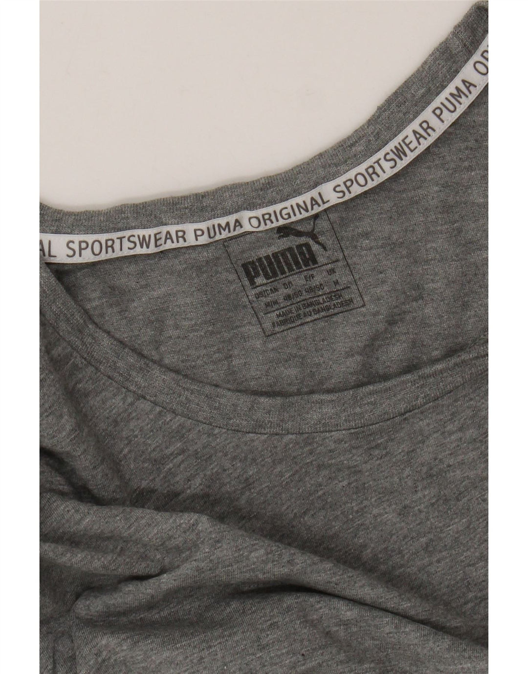 PUMA Camiseta gráfica para hombre Top gris medio