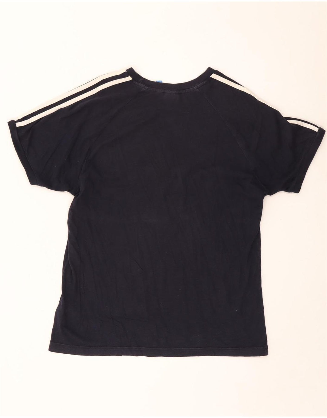 Adidas - Camiseta para hombre, talla grande, algodón negro