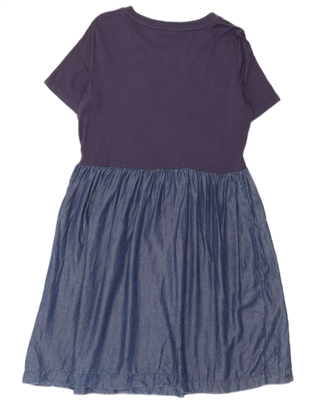 Marks & Spencer Vestido básico para mujer UK 42 Medium Azul marino Lyocell
