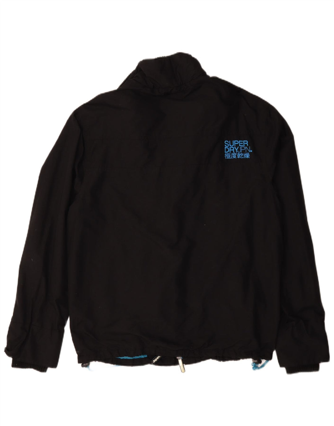 Superdry Chaqueta cortavientos estampada para hombre UK 44 2XL Nylon negro