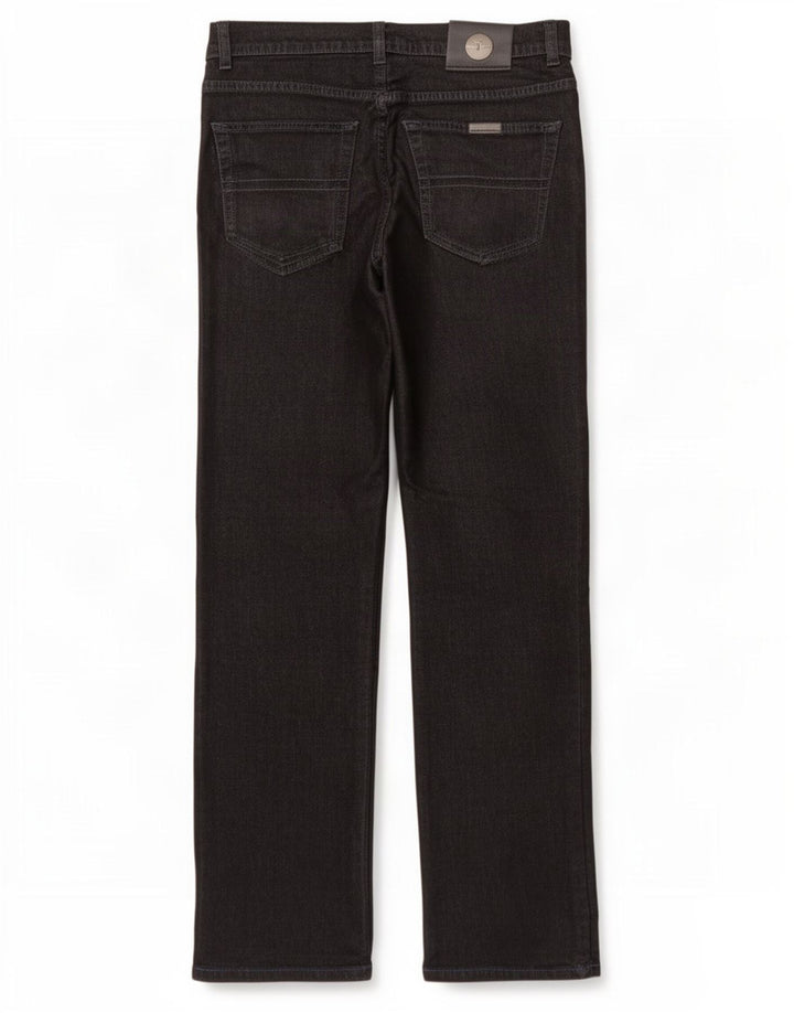 Vaqueros Trussardi Hombre Rectos W32 L32 Negro Algodón