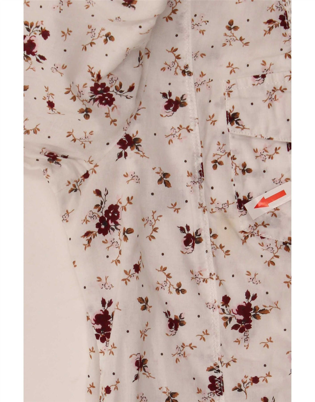 Laura Ashley Camisa para mujer Reino Unido 42 Mediano Blanco Floral