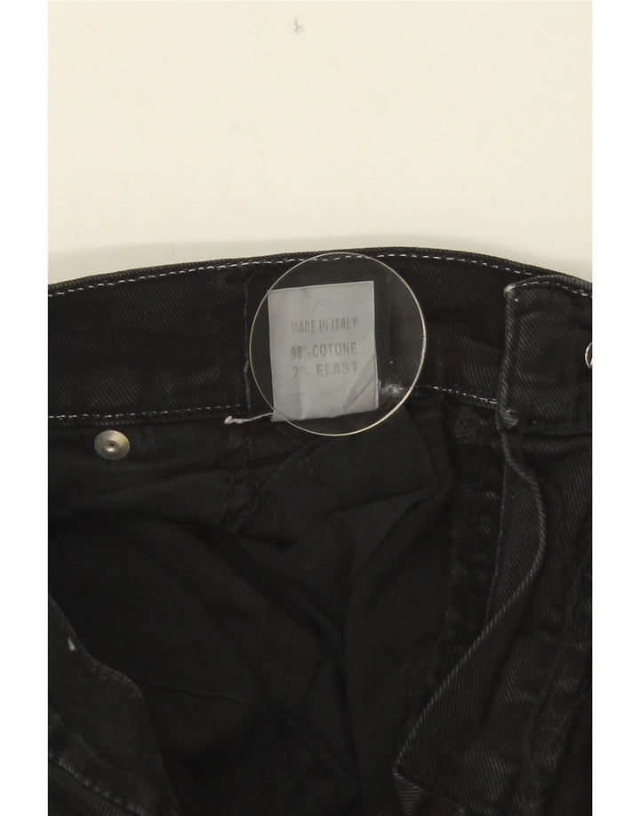 Roy Rogers Vaqueros rectos para hombre W33 L30 Algodón negro