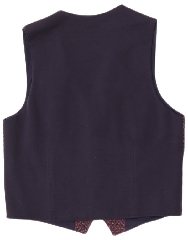 Chaleco vintage para hombre con espiga púrpura mediana