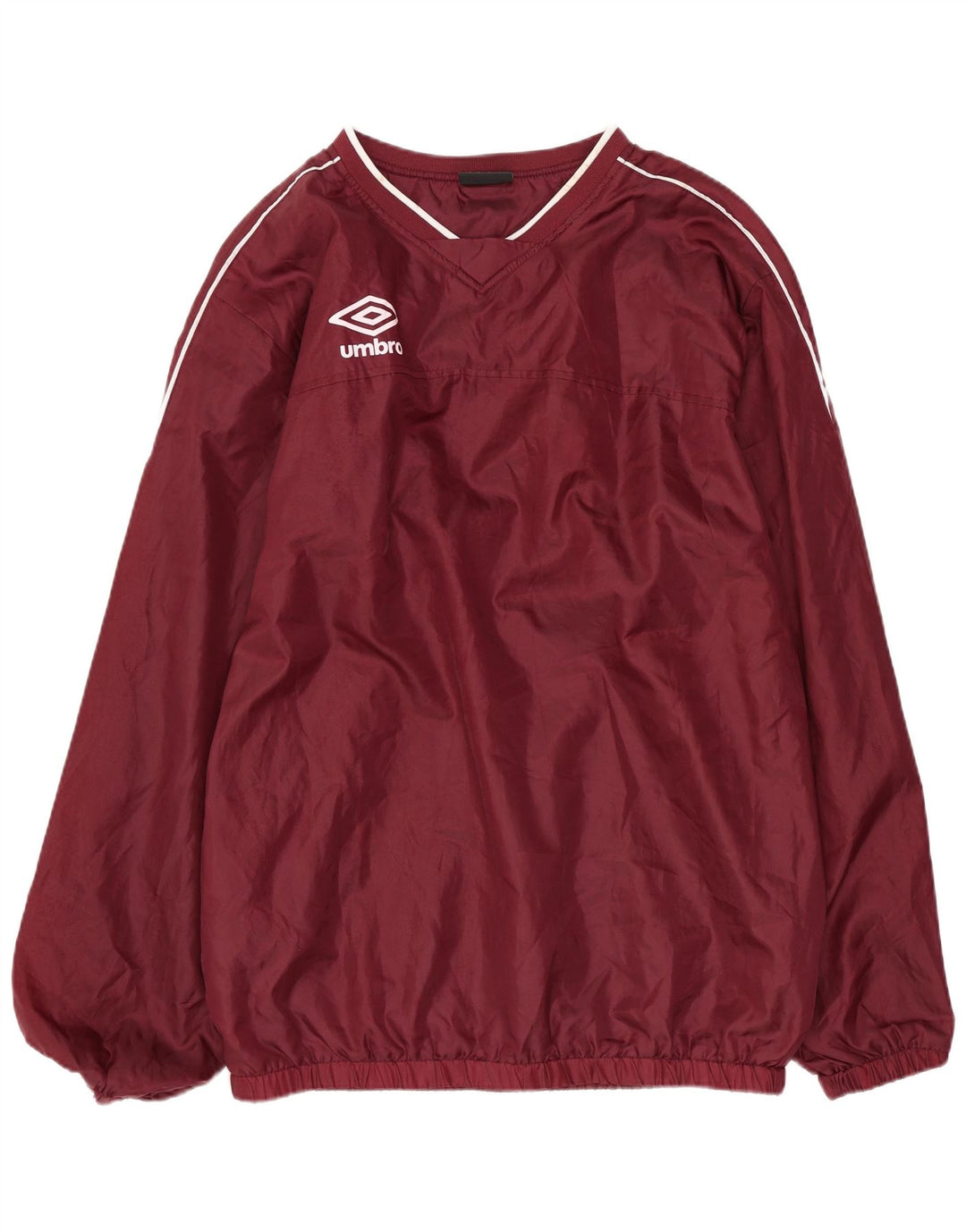 Umbro Hombre Jersey Chándal Top Grande Poliéster Borgoña