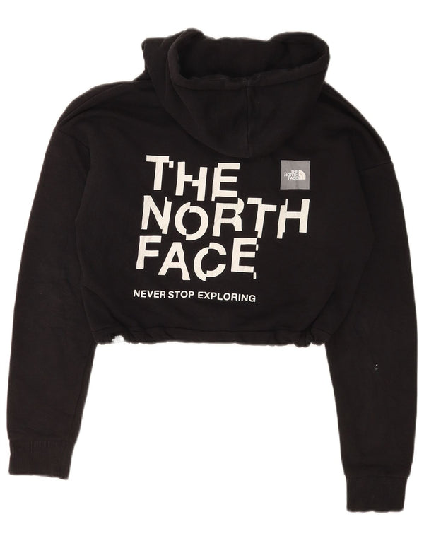 The North Face Jersey con capucha gráfica para mujer UK 10 Small Black Cotton
