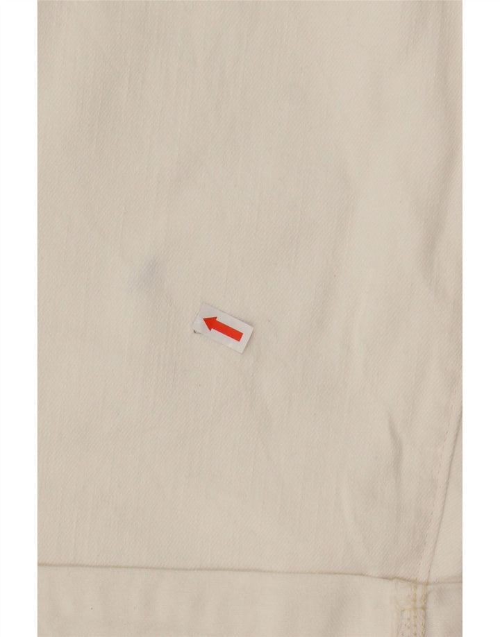 Levi's Pantalones cortos de mezclilla para mujer US 10 Large W30 Off White
