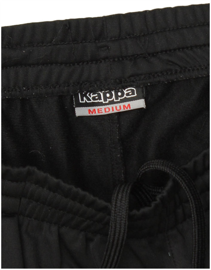 Kappa Hombre Pantalones De Chándal Joggers Medium Negro Poliéster