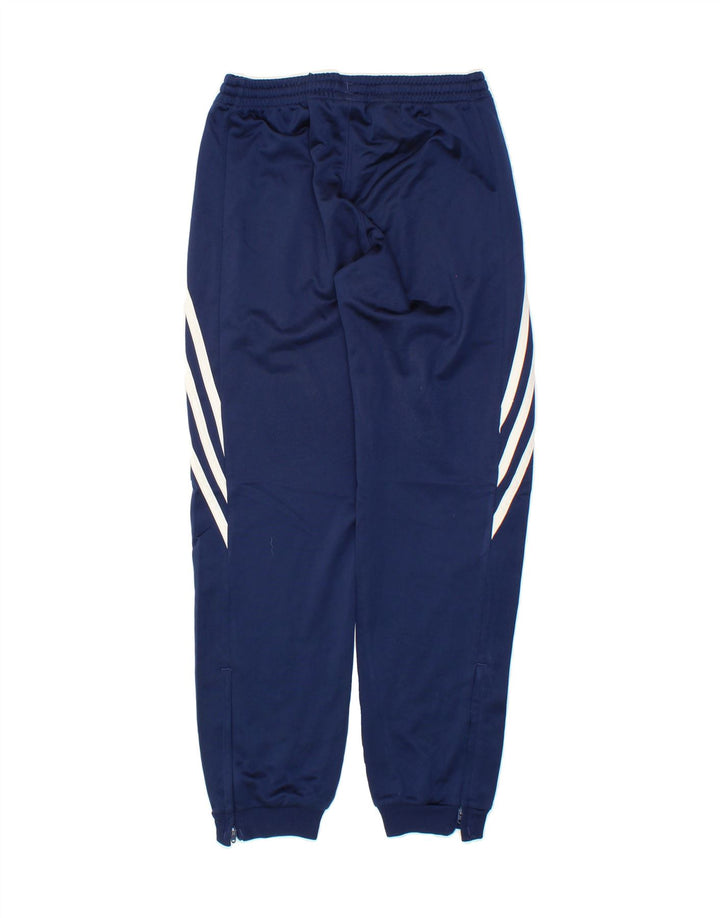 ADIDAS Boys Tracksuit Trousers Joggers 11-12 Years Large Blue Polyester Vintage Adidas and Second-Hand Adidas from Messina Hembry 