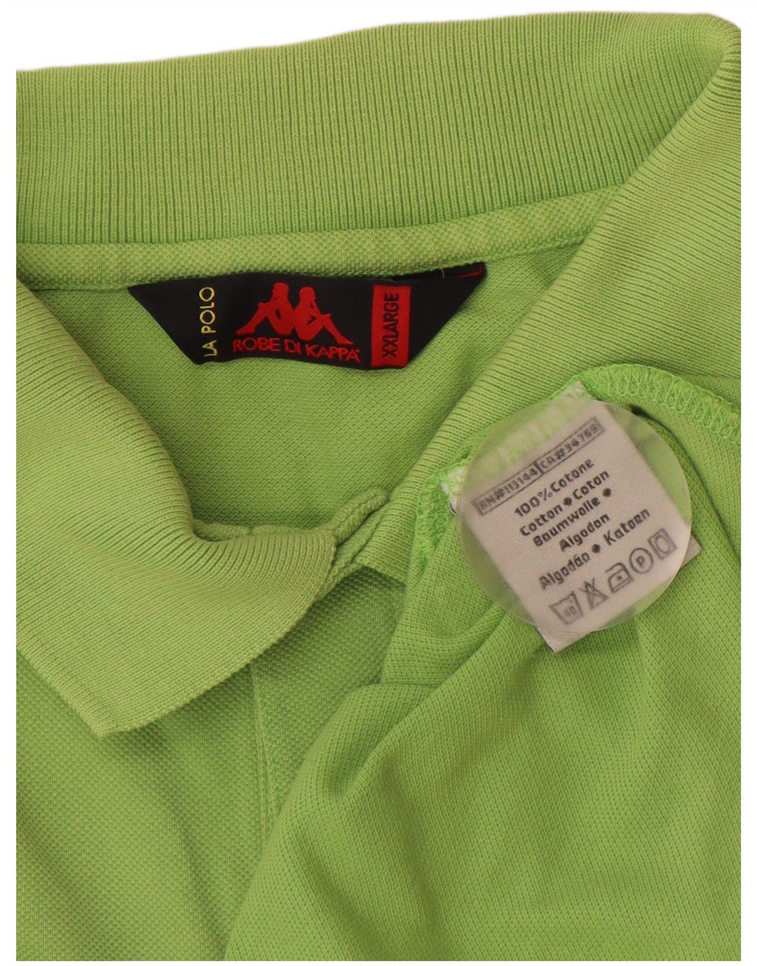 KAPPA Polo Hombre 2XL Algodón Verde
