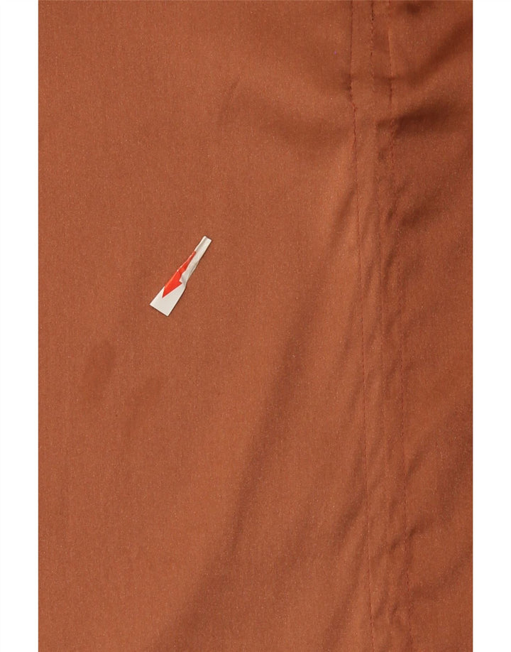 ALYSI Blusa de manga larga para mujer UK 10 Small Seda marrón