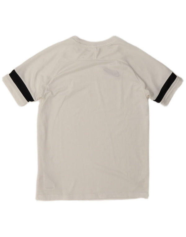 Nike Camiseta Dri Fit para niños 13-14 años XL Blanco Colorblock Poliéster
