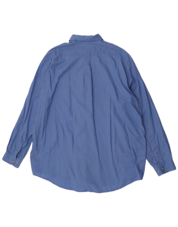 Camisa Marlboro Classics Hombre XL Algodón Azul