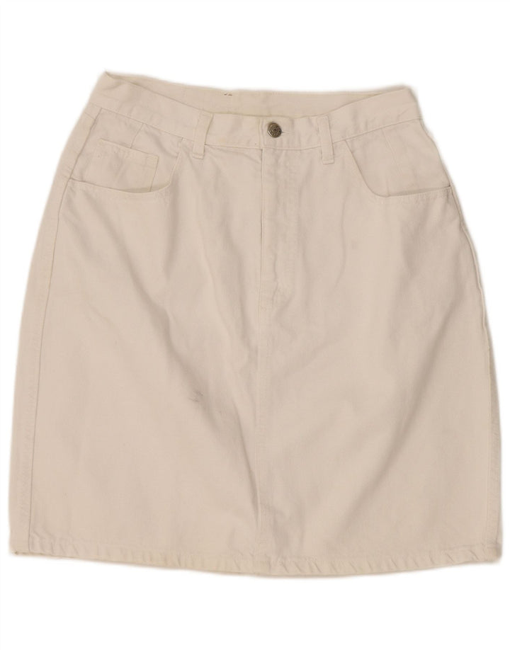 CARRERA Falda vaquera para mujer IT 42 Medium W32 Algodón blanco