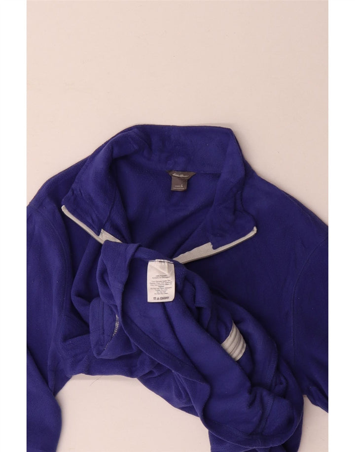 Eddie Bauer Chaqueta polar para mujer Reino Unido 16 Poliéster morado grande