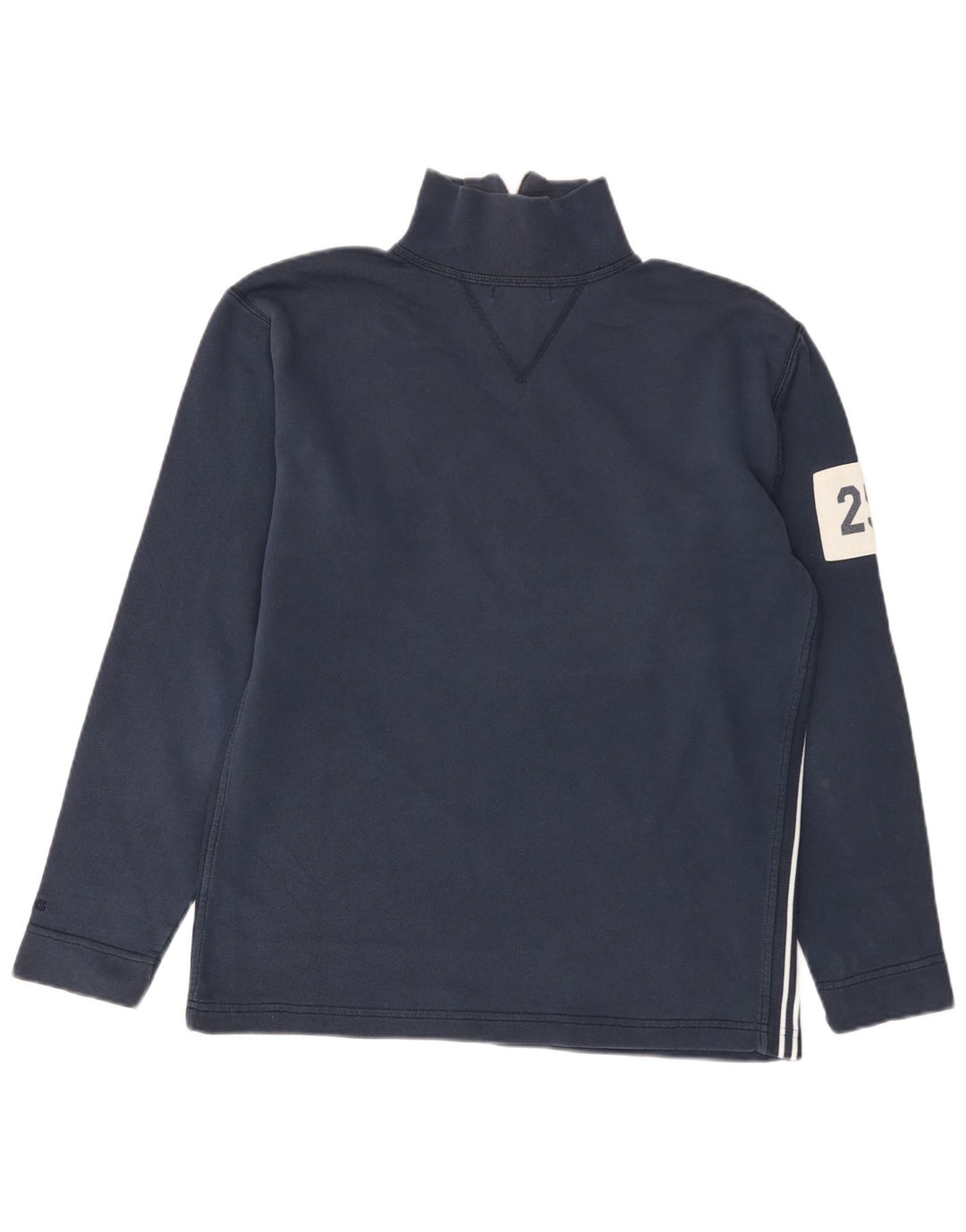 Asics Hombre Zip Neck Sudadera Jumper Small Azul Marino