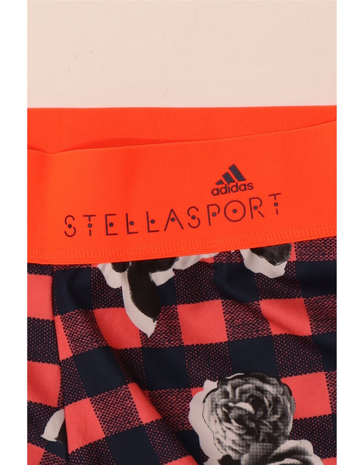 ADIDAS Leggings Stella Graphic para mujer Reino Unido 14 Mediano Cuadros multicolores