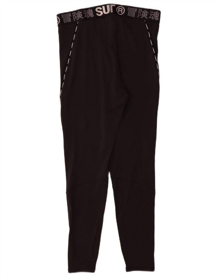 Superdry Leggings Gráficos Para Mujer ES 40 XL Poliéster Negro