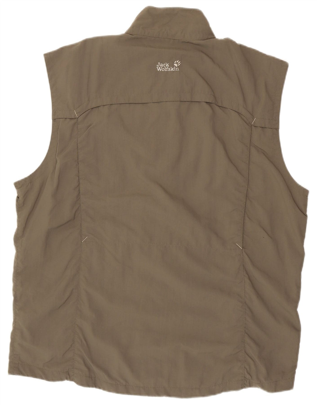 JACK WOLFSKIN Chaqueta de chándal sin mangas para hombre UK 46/48 2XL Gris