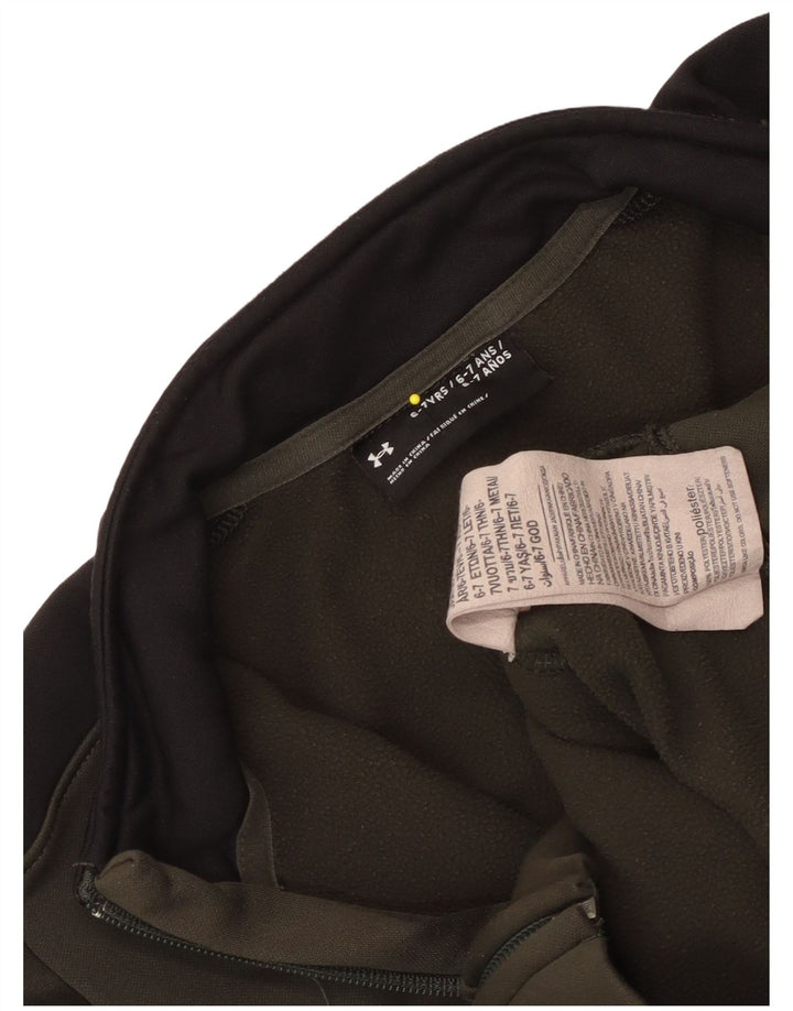Under Armour Chaqueta de chándal para niños 6-7 años Caqui Colorblock