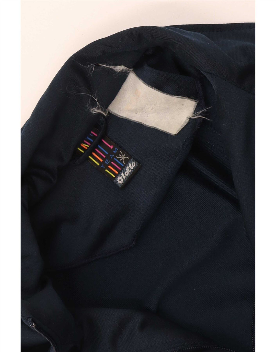 Lotto Hombre Chaqueta De Chándal Con Estampado Gráfico Color Block Azul Marino Medio