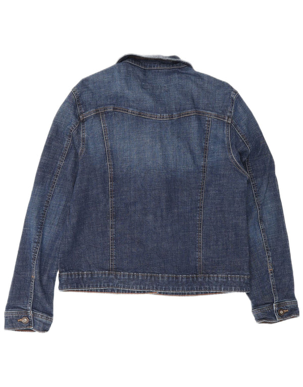 Lee Chaqueta Vaquera para Mujer UK 44 Grande Algodón Azul