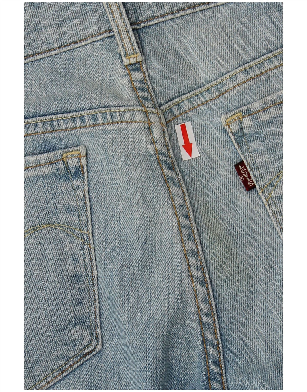 Vaqueros pitillo con curva ligera para mujer Levi's W29 L34 Algodón azul