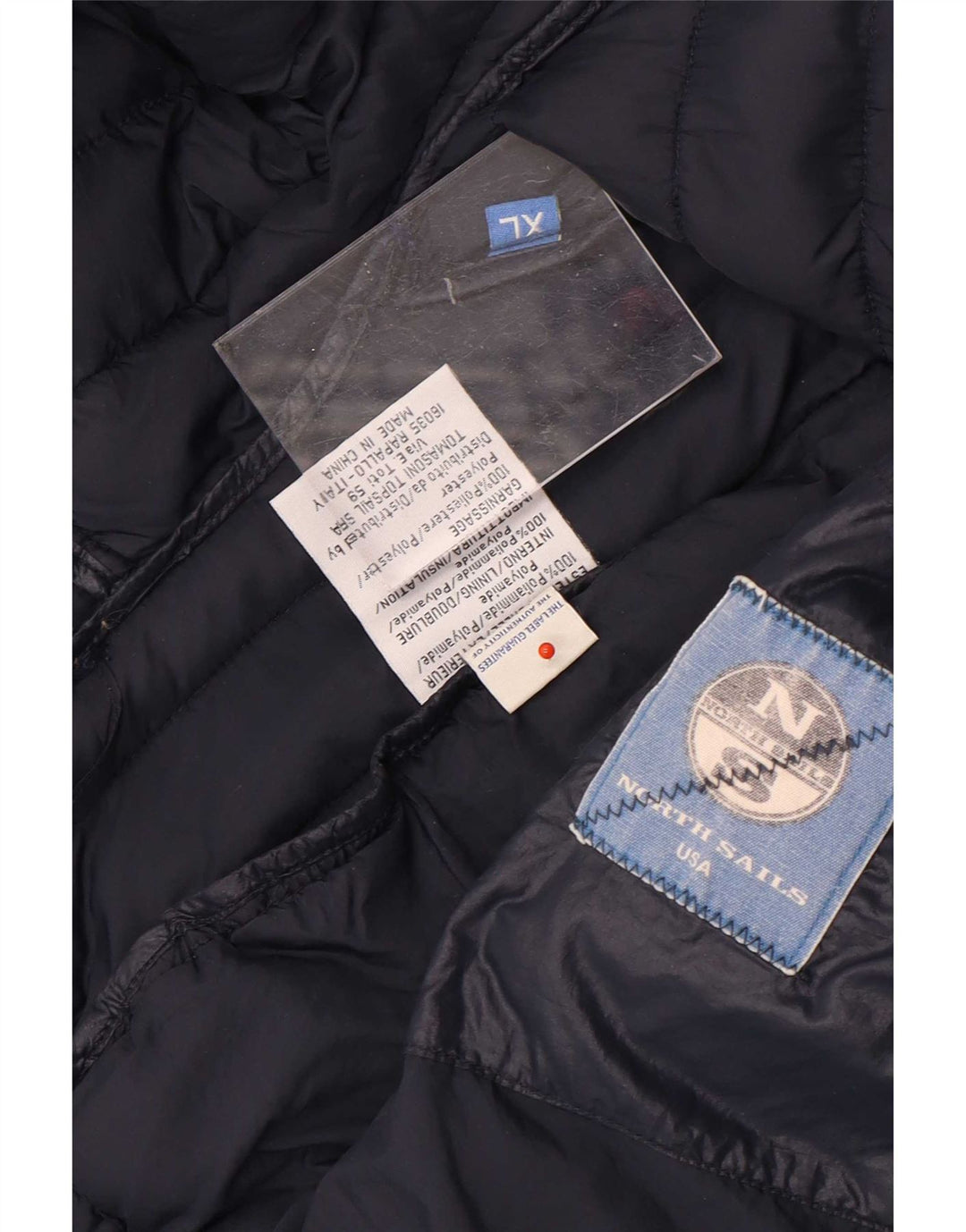 Chaqueta acolchada con capucha para mujer North Sails ES 40 XL Poliamida azul marino