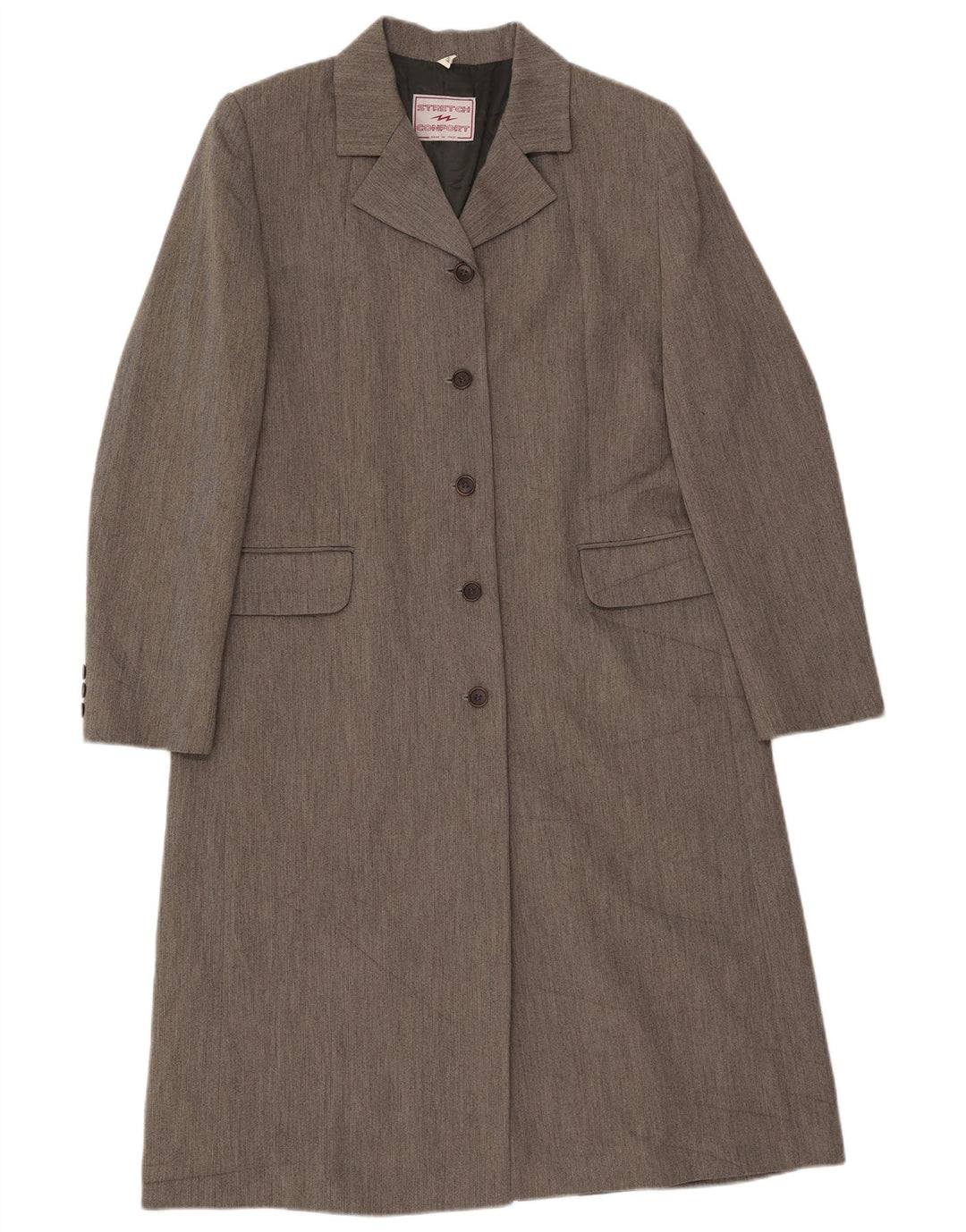 Abrigo vintage para mujer IT 48 XL Viscosa gris