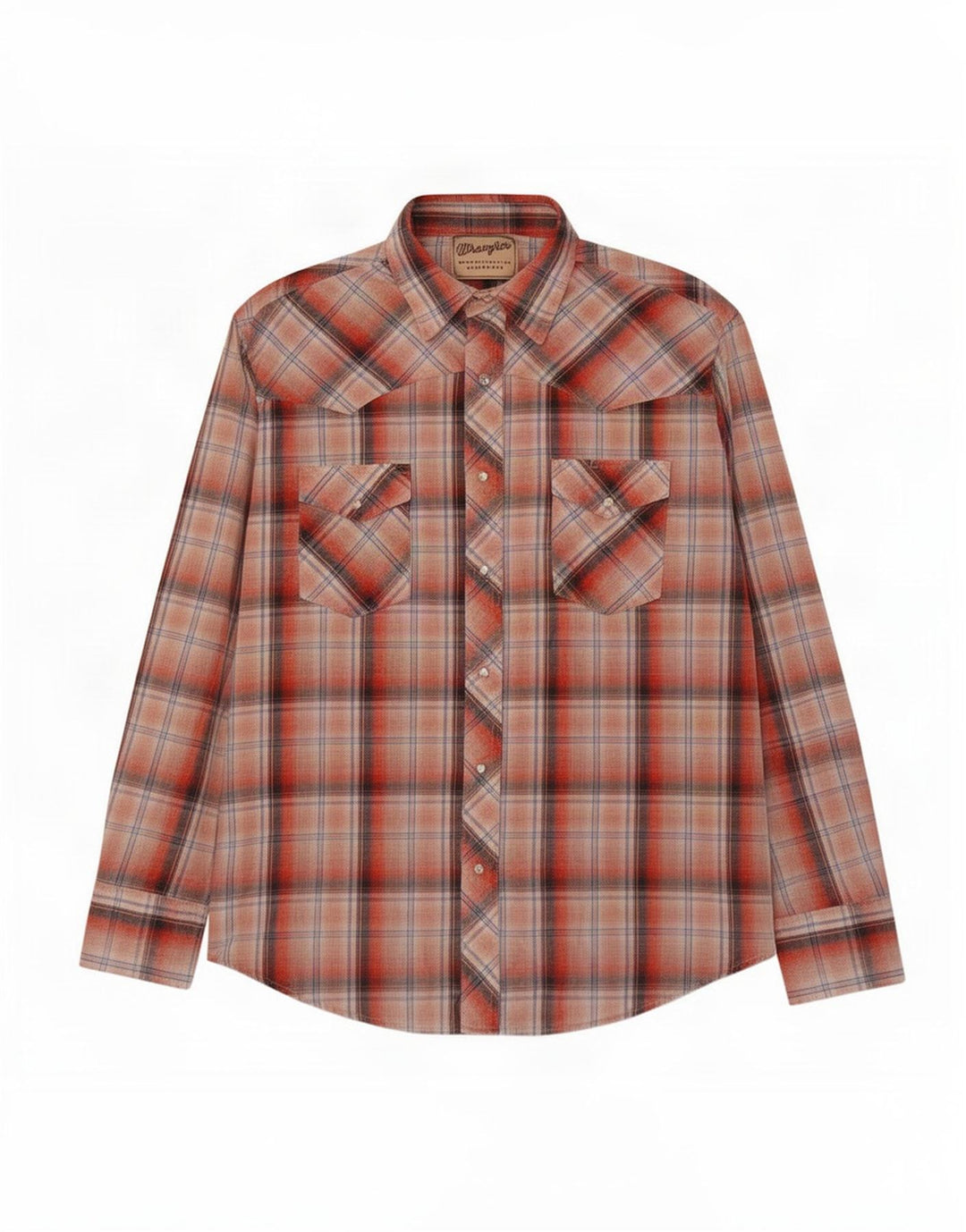 Wrangler Camisa De Franela Hombre XL Cuadros Rojos