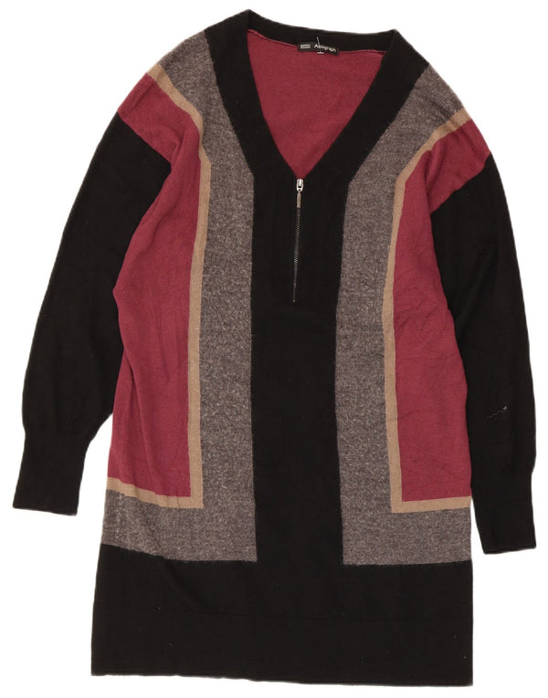 Marks & Spencer Vestido tipo jersey para mujer UK 44 Mediano Negro Colorblock