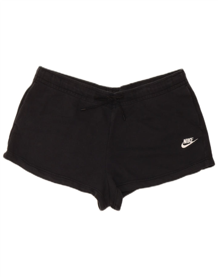 Nike Pantalones cortos deportivos para mujer UK 46 Grande Algodón negro