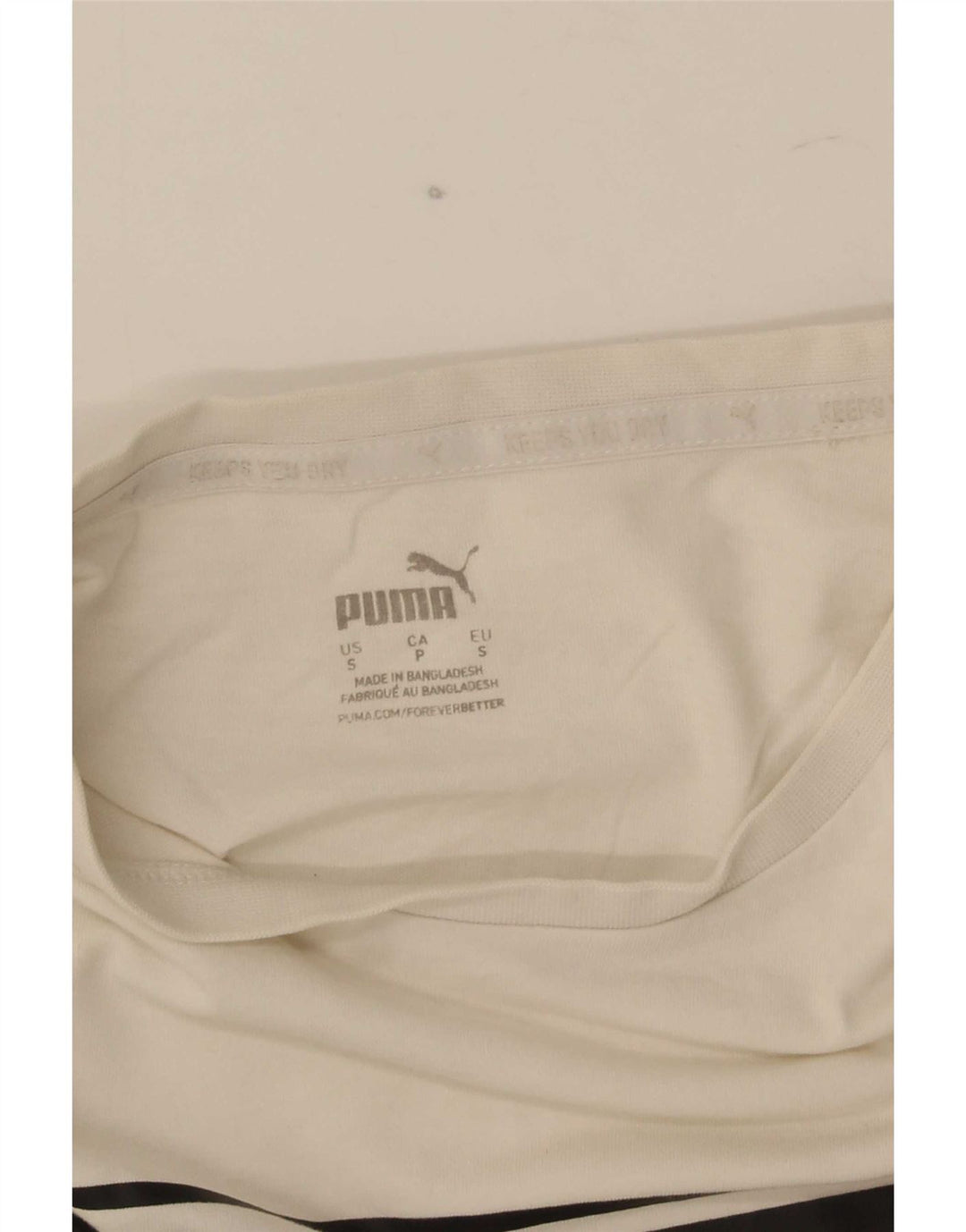 Puma - Camiseta gráfica para hombre, talla pequeña, color blanco