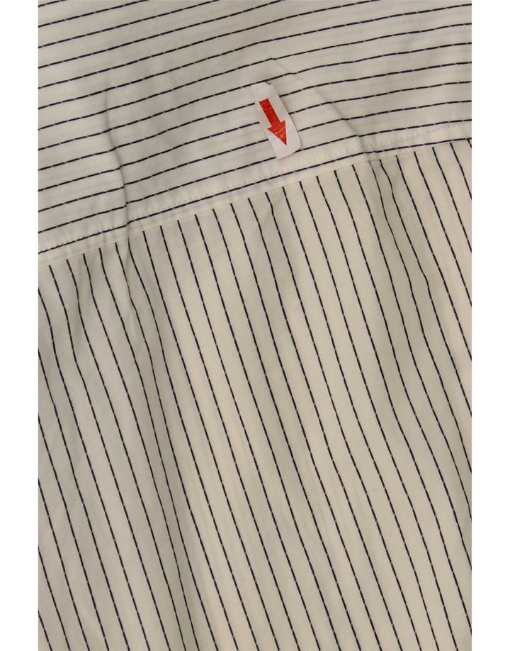 Camisas HUGO BOSS Mujer | Camisa slim fit de algodón a rayas blancas medianas