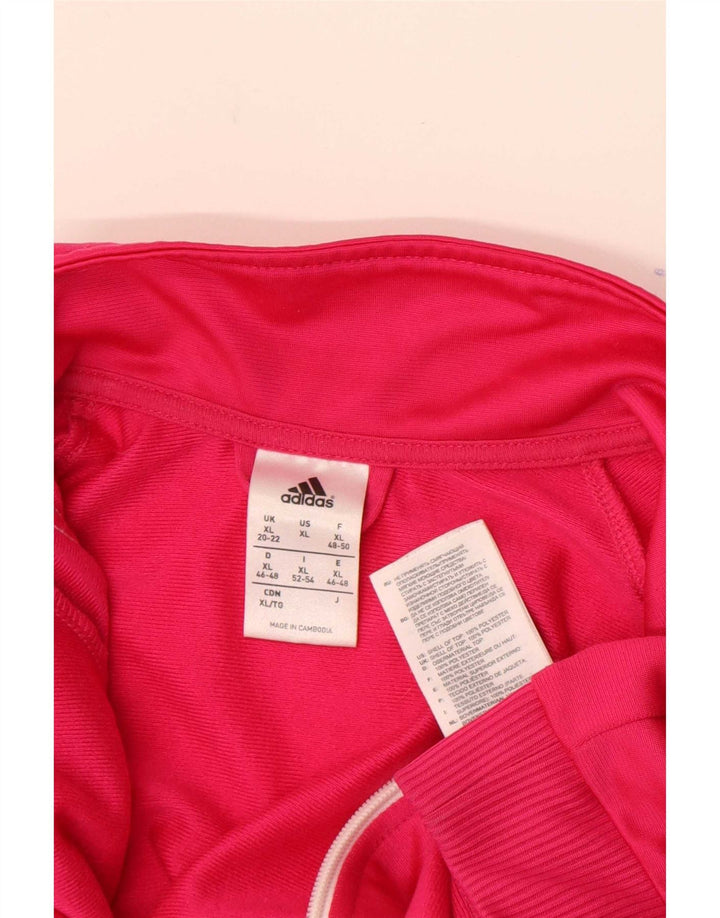 Adidas Chaqueta de Chándal Mujer ES 20/22 XL Rosa Poliéster