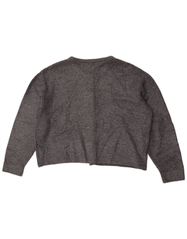 Marks & Spencer Suéter tipo cárdigan extragrande para mujer UK 40 XL Gris