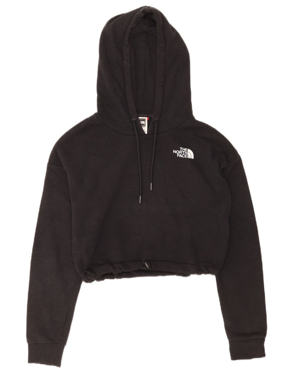 The North Face Jersey con capucha gráfica para mujer UK 10 Small Black Cotton