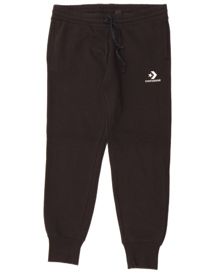 Converse Hombre Pantalones De Chándal Joggers Grande Algodón Negro