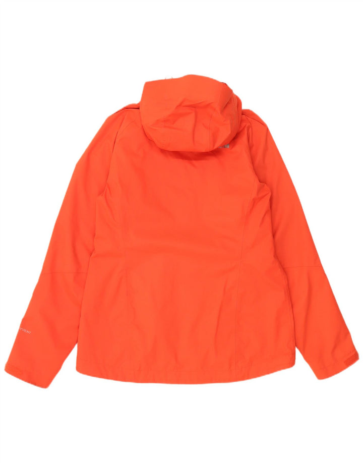 The North Face Chaqueta impermeable con capucha para mujer UK 44 Poliéster naranja medio