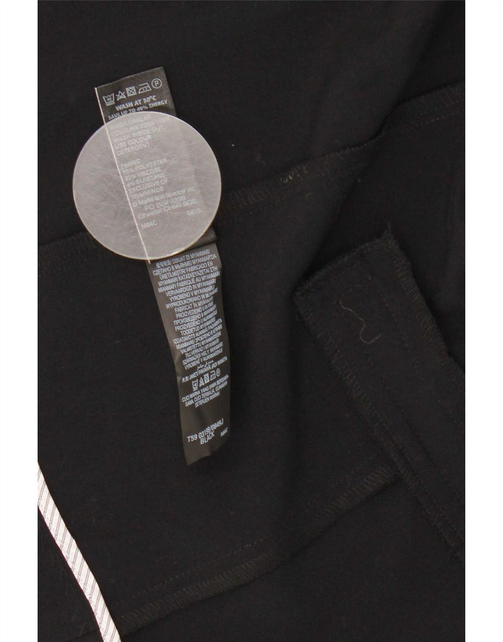 Marks & Spencer Chaqueta tipo blazer abierta para mujer UK 40 XL Poliéster negro
