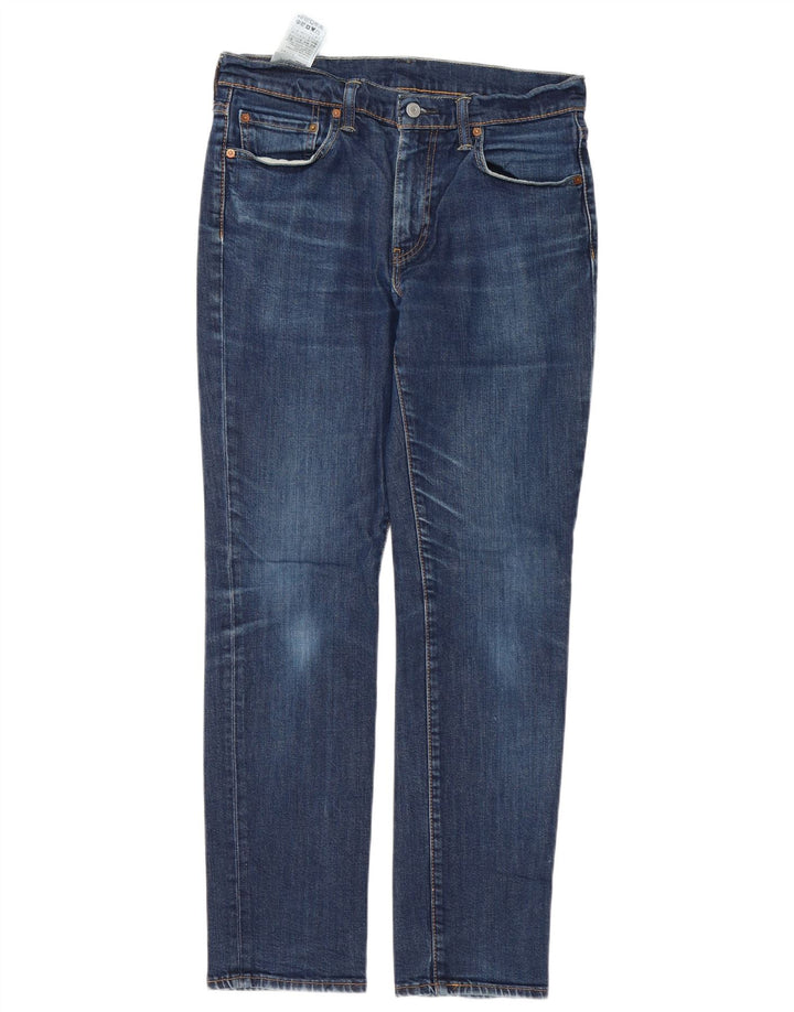 Levi's Hombre 511 Slim Jeans W33 L32 Algodón Azul