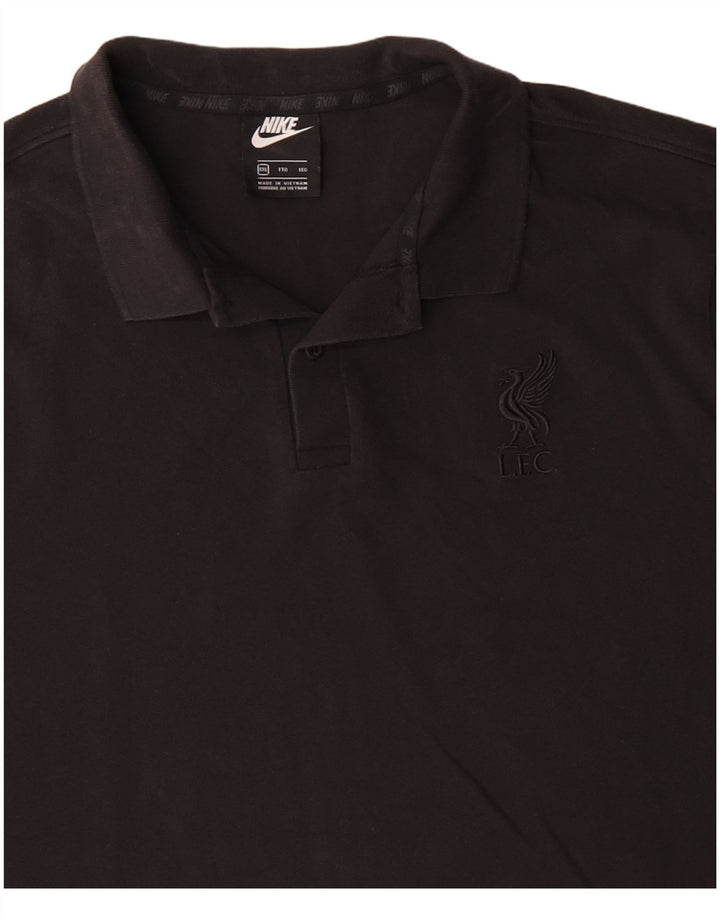 Nike Polo Hombre 2XL Algodón Negro