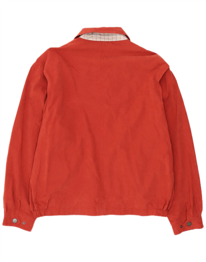 LONDON FOG Chaqueta Bomber para Hombre UK 42 XL Poliéster Rojo