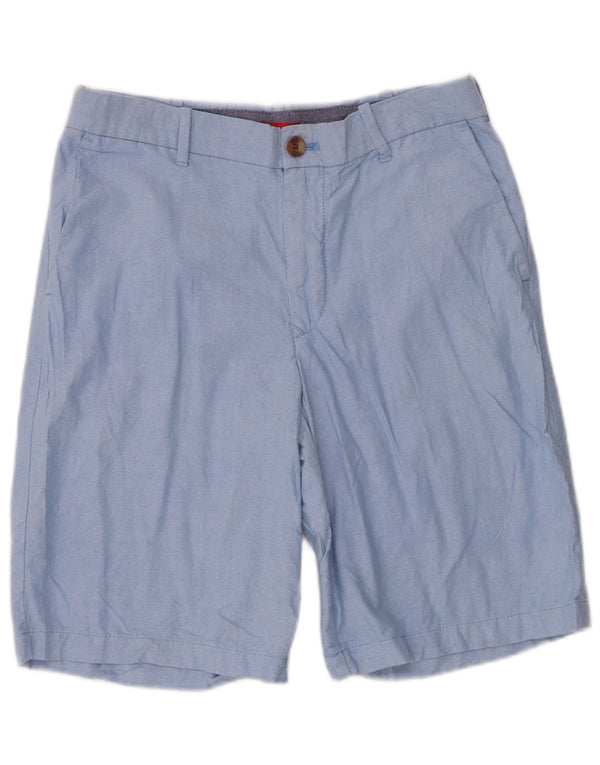 Pantalones cortos chinos Izod Hombre W30 Azul medio Algodón