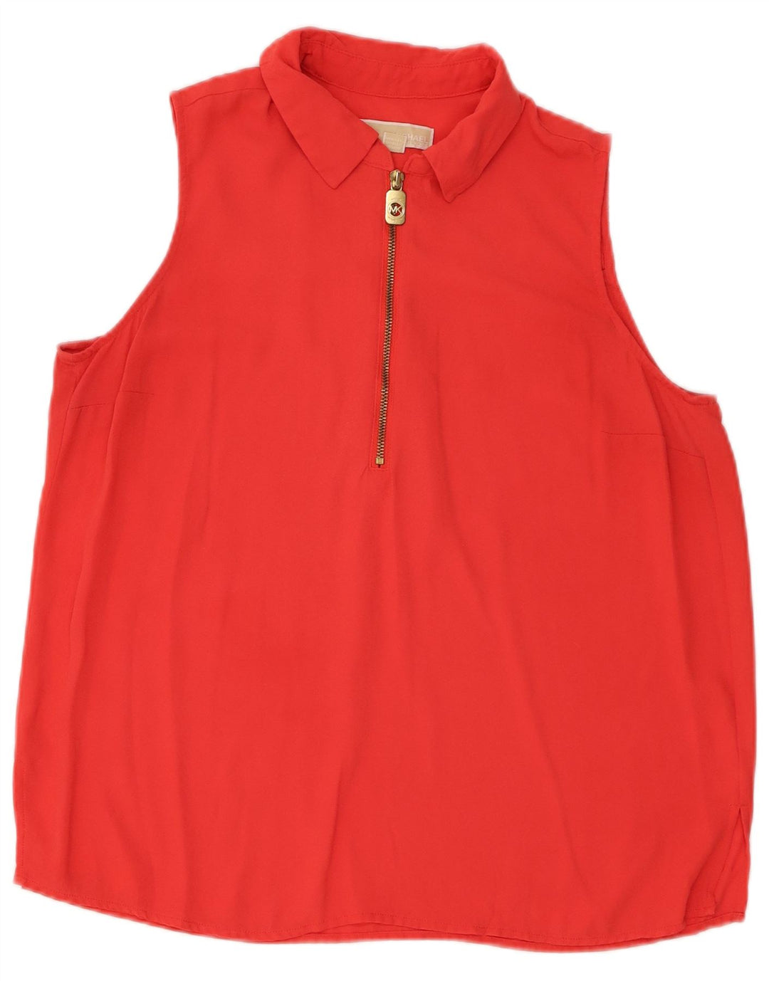 MICHAEL KORS Blusa sin mangas para mujer UK 44 Grande Rojo
