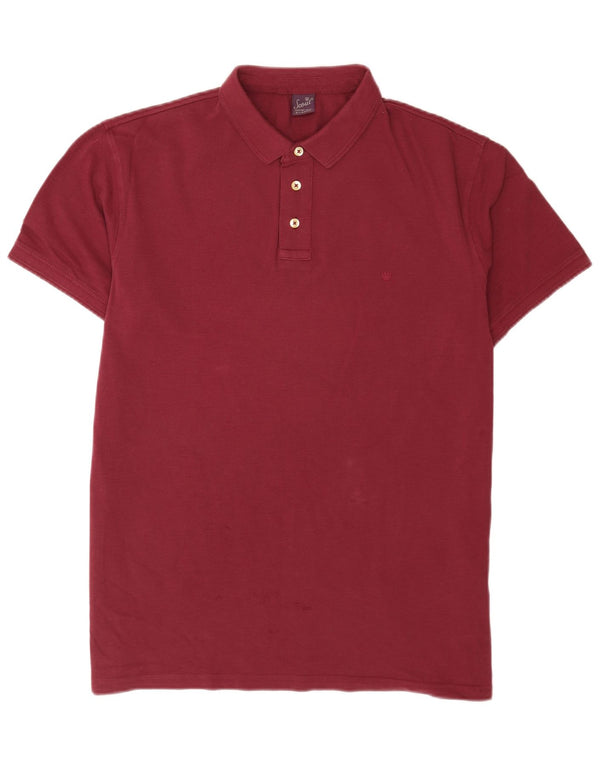 Polo Scout Hombre XL Algodón Granate