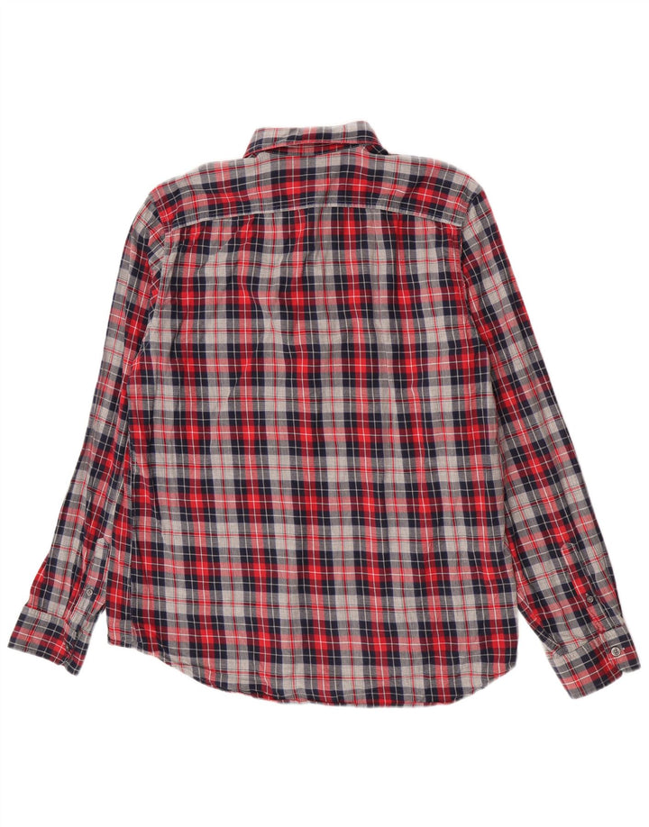 Camisa De Franela De Algodón A Cuadros Rojos Grandes De Gap Hombre